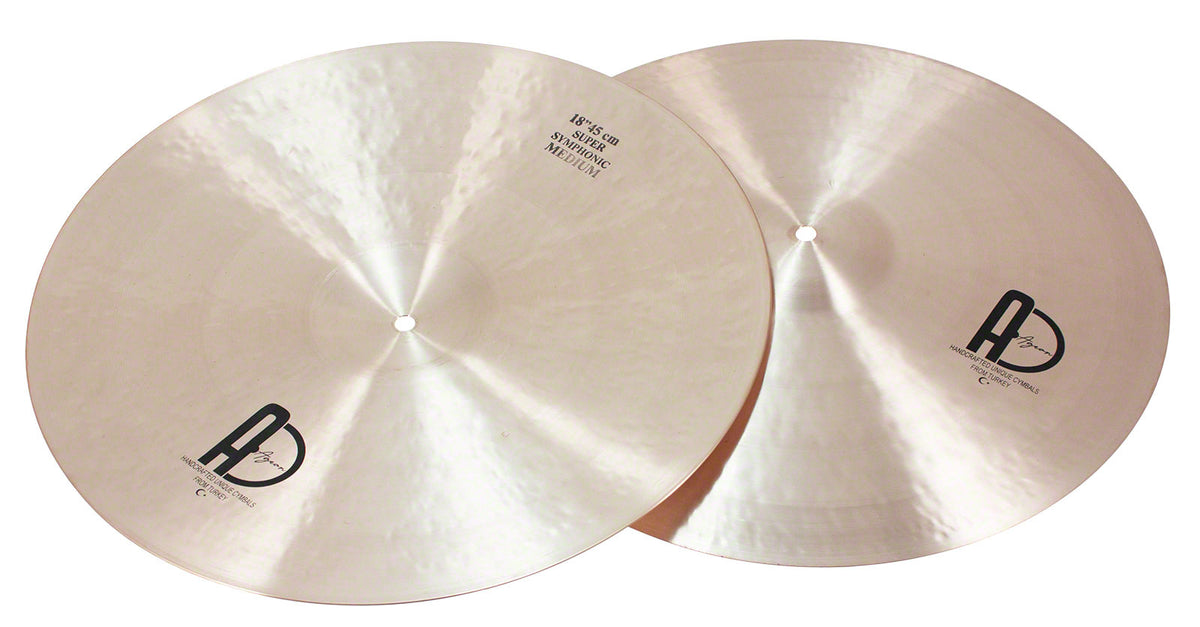 Agean Pratos de Choque 18" Medium Super Symphonic Bronze B25