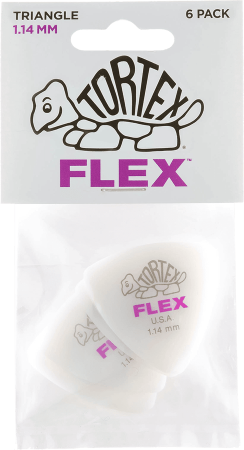 6 x 1,14mm Tortex Flex Triangle