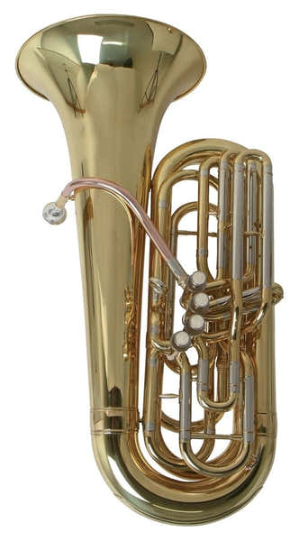 Roy Benson TB-302 - BBb TUBA - 4 FRONT ACTION VALVES - LACQUERED