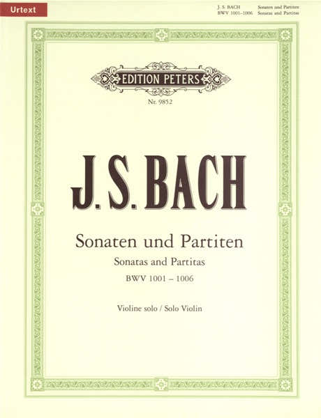 Bach Johann Sebastian - The 6 Solo Sonatas And Partitas BWV 1001-1006 - Violin
