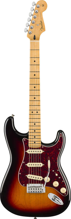 Stratocaster Player II Modified MN Sunburst de 3 tons