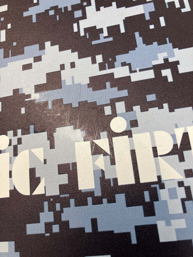 VIC FIRTH DIGITAL CAMO PRACTICE PAD 12" (IN ENGLISH) - B Stock