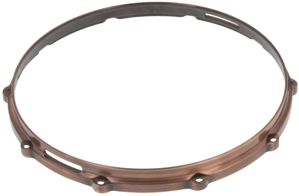Hdc3-14-10Svbc 14" 10 Holes Snare Side 3Mm Die Cast Drum Hoop Vintage Brushed Copper