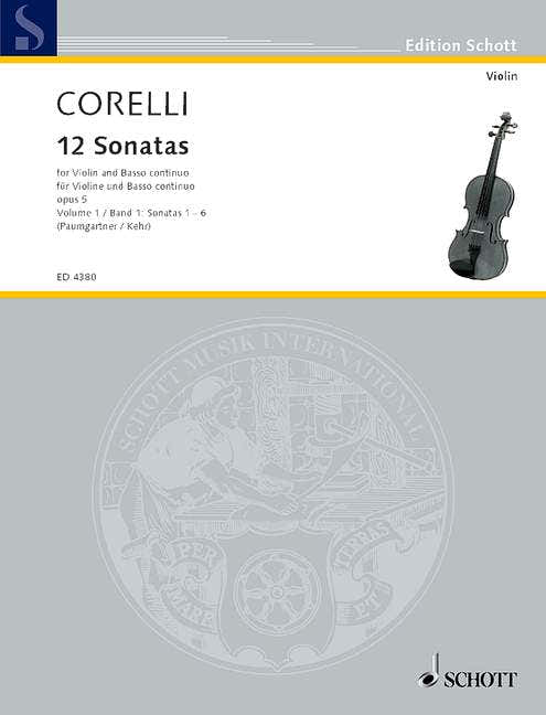 Corelli Arcangelo - 12 Sonatas Op. 5 Band 1 - Violin And Harpsichord Cello Ad Lib.