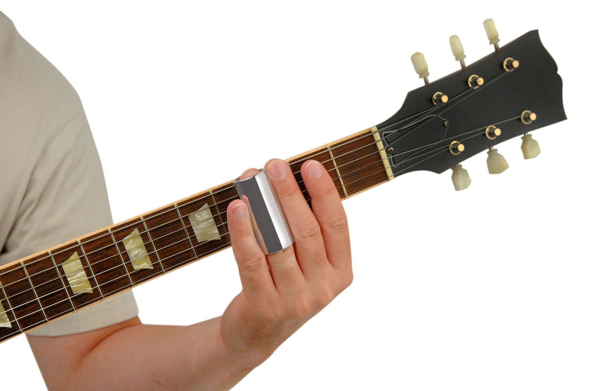 Slide de guitarra em latão cromado Pequeno
