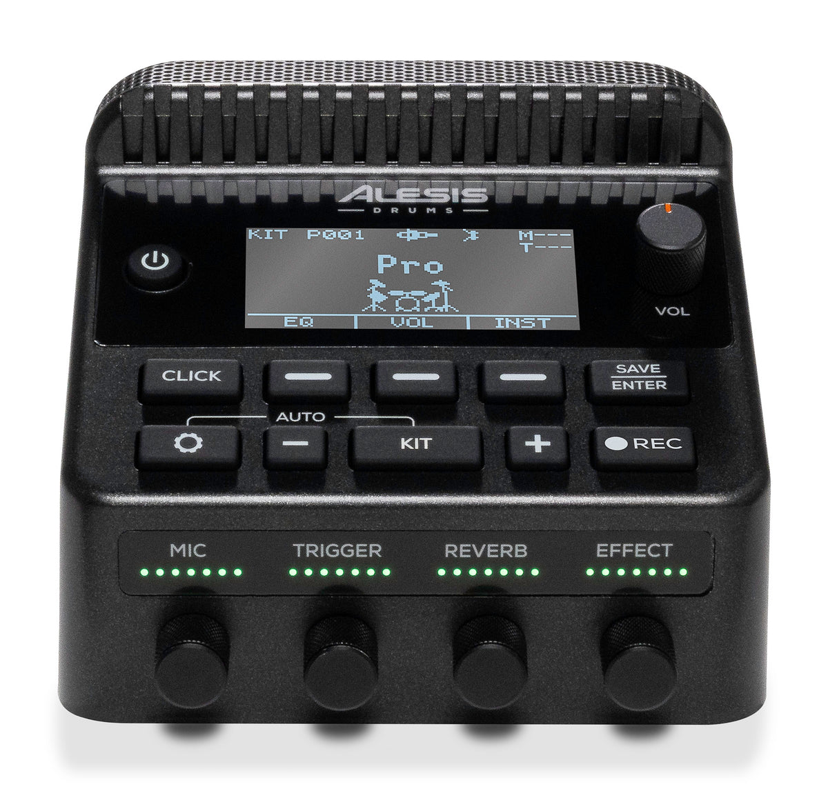 Módulo de gravação e streaming tudo-em-um para bateria acústica, USB-C