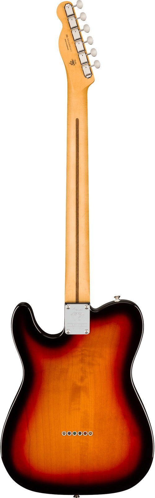 Telecaster 75 Anni Player II Barítono, RW Sunburst de 3 Cores