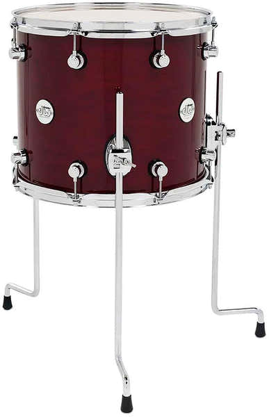 DW Drum Workshop FLOORT TOM DESIGN 14X12" CHERRY STAIN