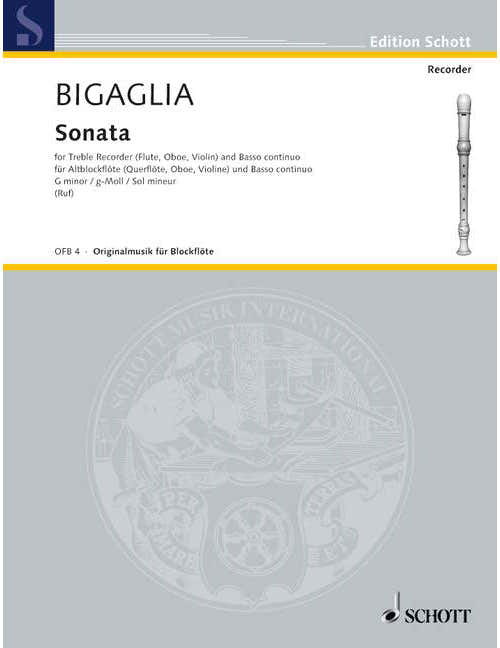 Bigaglia Diogenio - Sonata In G Minor