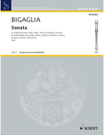 Bigaglia Diogenio - Sonata In G Minor