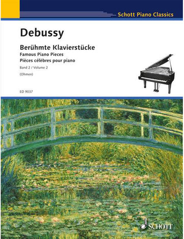 Debussy - Peças célebres para piano Vol. 2 - Piano
