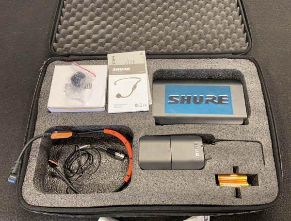 Shure Sistema HF Simples Headset Fitness - Stock B