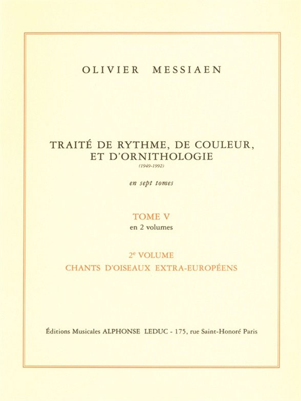 Leduc Traité de Rythme de Couleur et d'Ornithologie