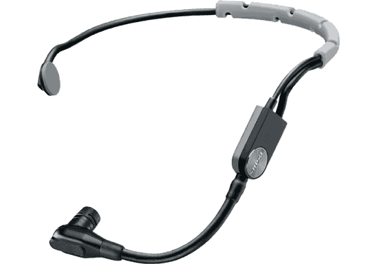 Sistema HF simples com microfone de cabeça