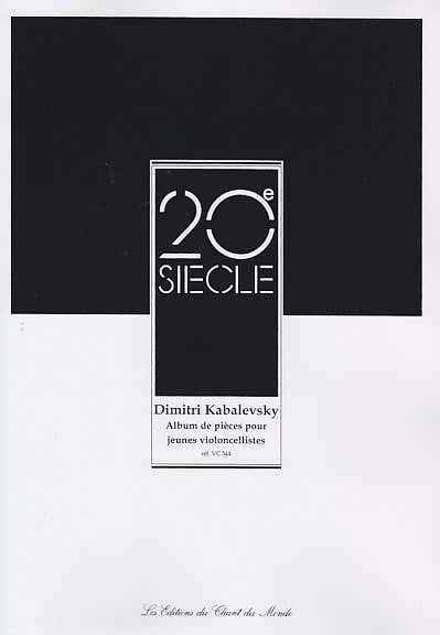 Kabalevsky Dimitri - Album De Pieces Pour Jeunes Violoncellistes