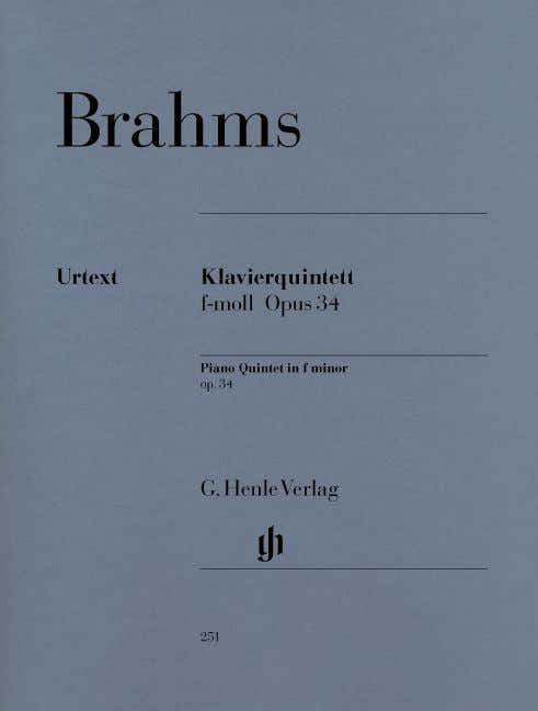 Brahms J. - Piano Quintet F Minor Op. 34