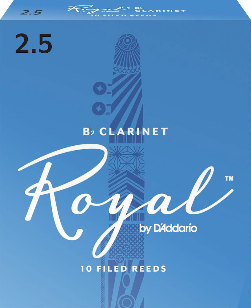 D'addario - Rico RICO ROYAL BB CLARINET REEDS 2.5