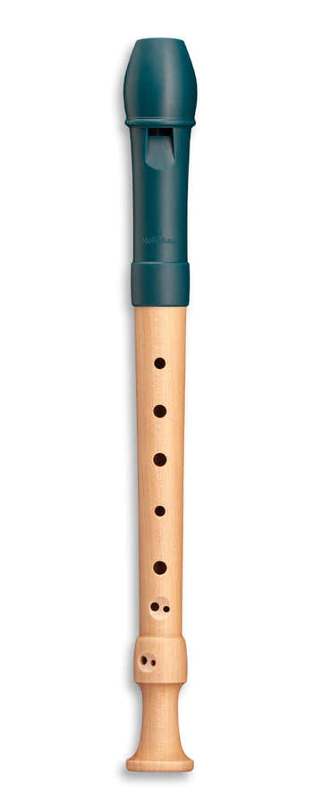 Soprano Fipple 17413 - Azul (Digitação Barroca)