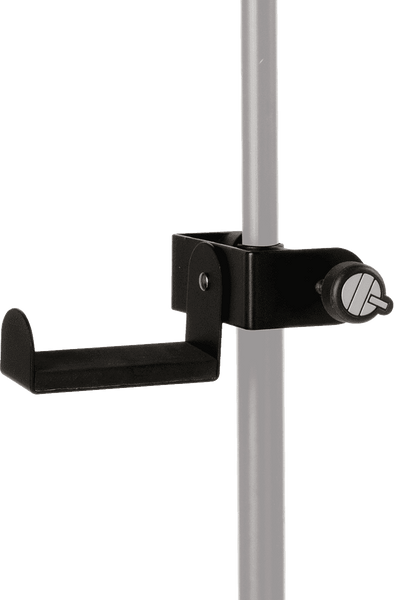 MS327 HEADPHONE HOLDER WITH CLAMP BLACK