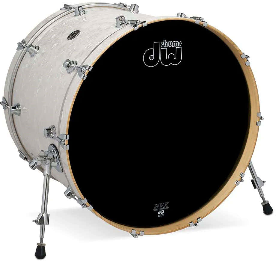 24x18 BASS DRUM PERFORMANCE FINISH PLY / SATIN OIL WHITE MARINE PEARL