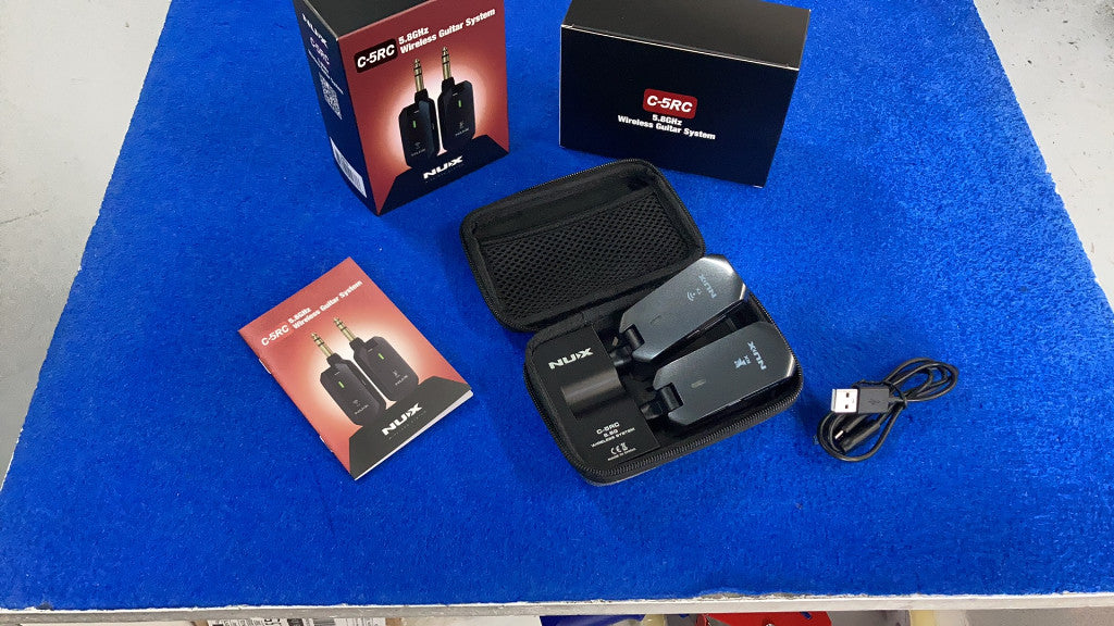 C5RC Sistema Sem Fios Para Guitarra 5,8 GHz Sincronização Automática - Stock B