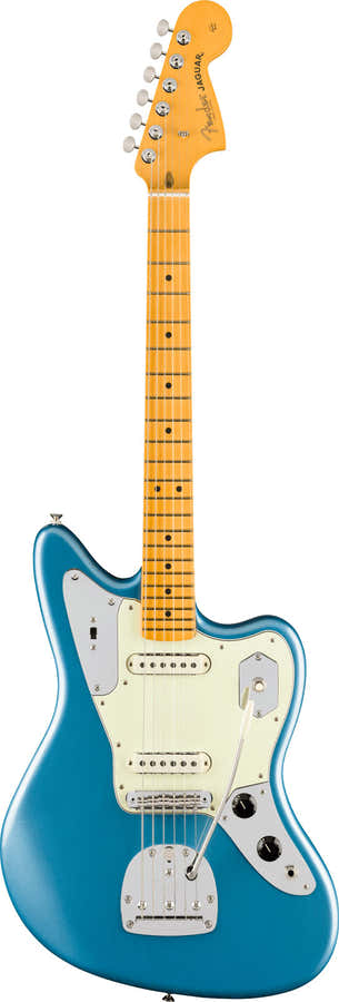 American Professional Classic Jaguar MN Lake Placid Blue desbotado