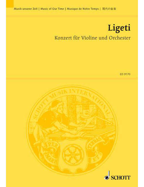 Ligeti - Concerto - Violon et Orchestre