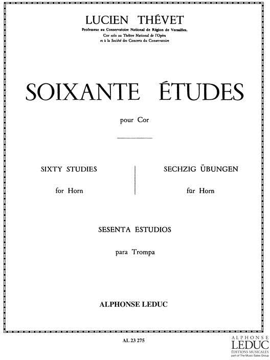 60 Etudes pour cor - Vol. 1