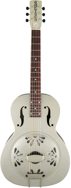 Gretsch Guitars G9201 Honey Dipper Ressonador de braço redondo com cone biscuit, Shed Roof