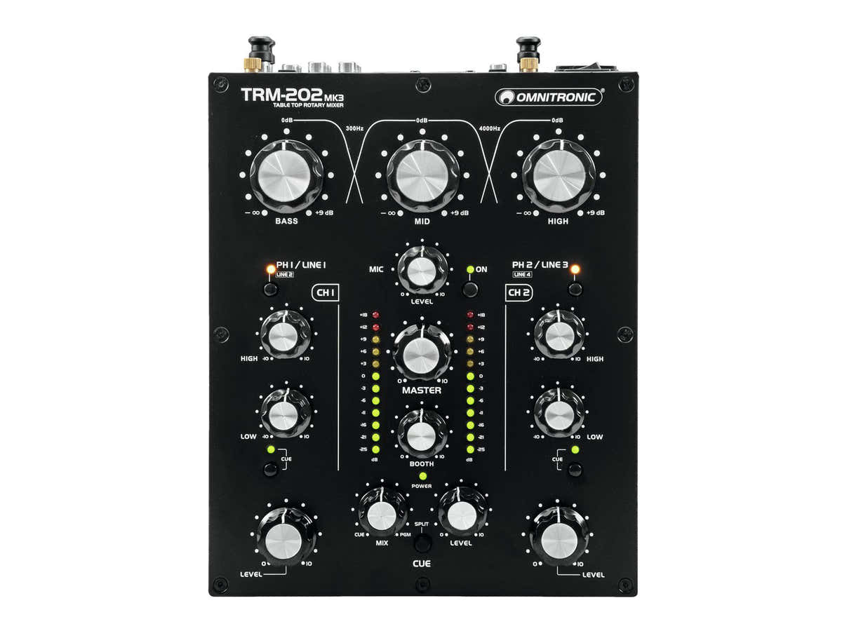TRM-202MK3 - MISTURADOR ROTATIVO DE 2 CANAIS