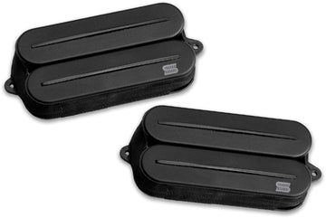 Humbucker Black Jupiter Rails, Signature Wes Hauch, Kit, Preto