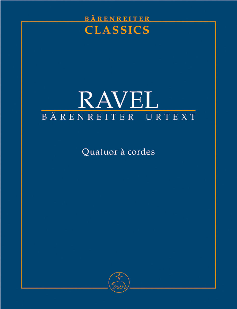 Ravel Maurice - Quatuor A Cordes - Partitura