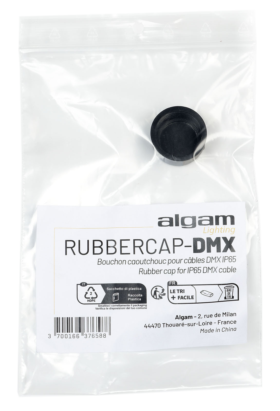 Tampa para cabo DMX IP65 IP-PAR-712HEX e 1212HEX