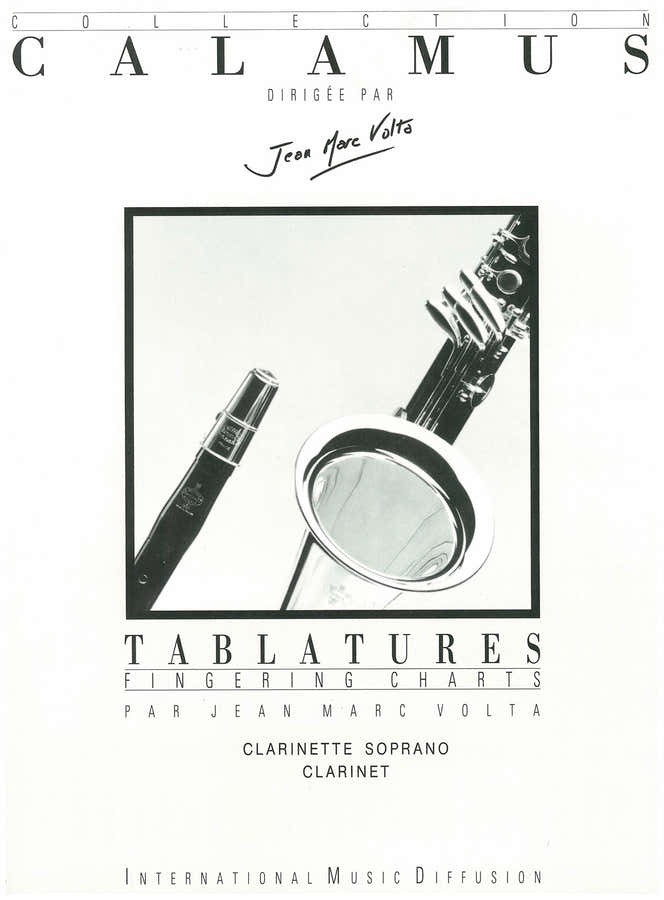 VOLTA - TABLATURE CLARINETTE - CLARINETTE