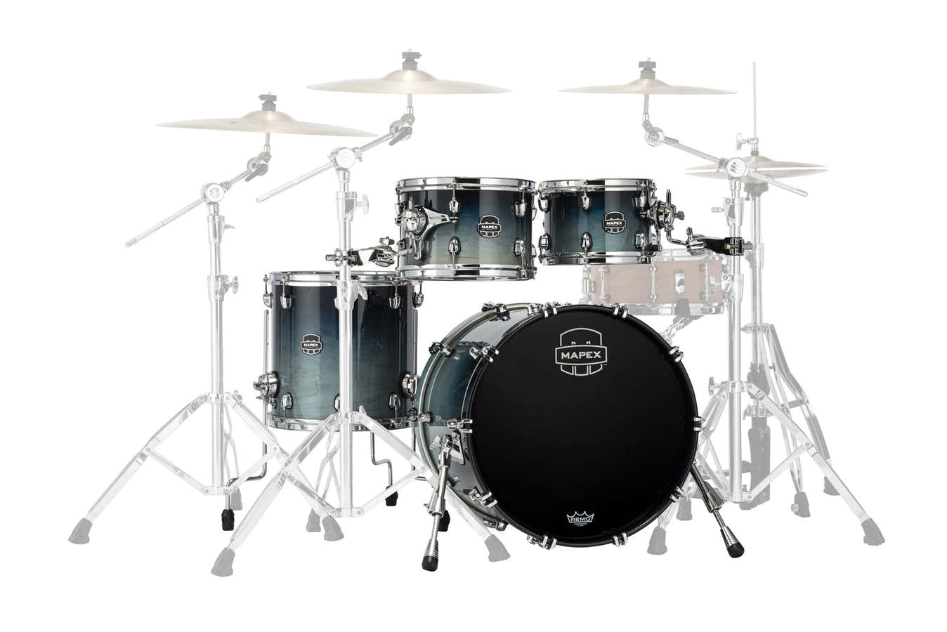 SATURN 4 DRUMS TEAL BLUE