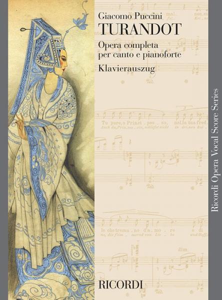 PUCCINI G. - TURANDOT - Texto italiano e alemão - Canto e piano