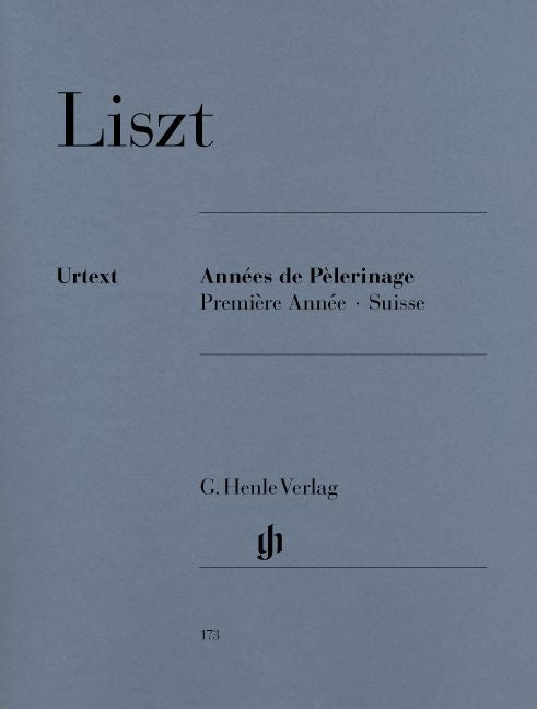Liszt F. - Annees De Pelerinage Premiere Annee - Suisse