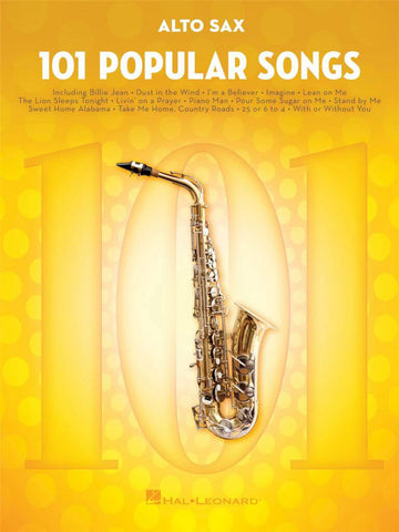 101 POPULAR SONGS - SAX ALTO