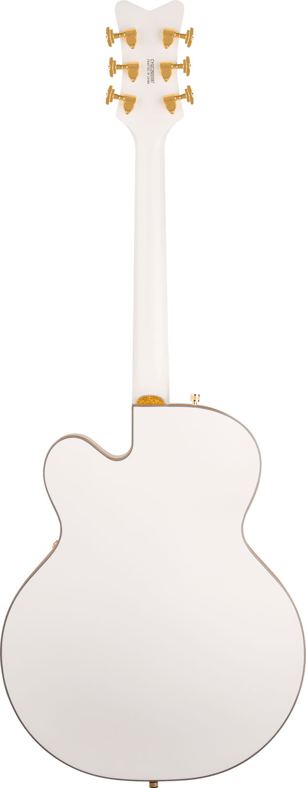 Synchromatic Falcon de corpo oco Single-Cut com Bigsby EBO Branco Snowcrest