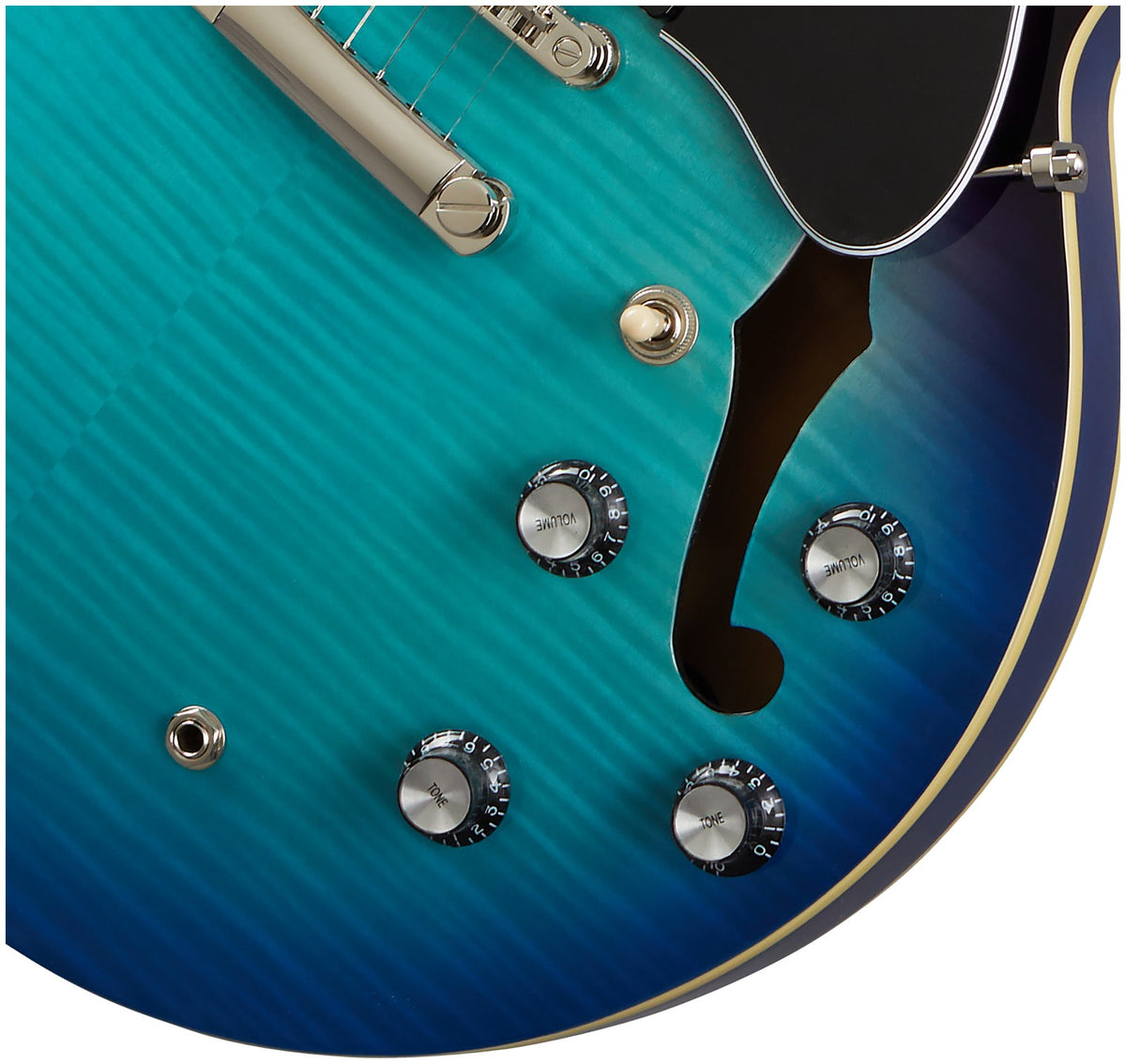 ES-335 Flamejado Degradé Mirtilo IBG