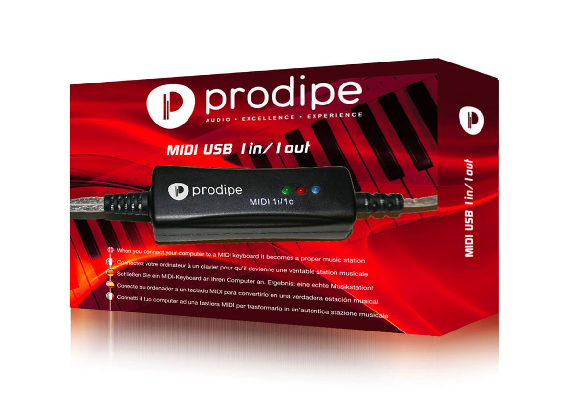 Entrada/saída MIDI-USB