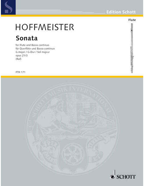 Hoffmeister - Sonata G Major Op. 21/3 - Flute et Basso Continuo