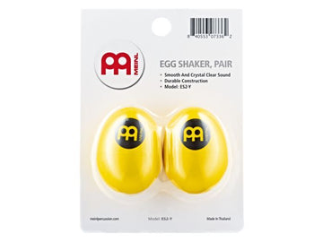 PLASTIC EGG SHAKERS YELLOW