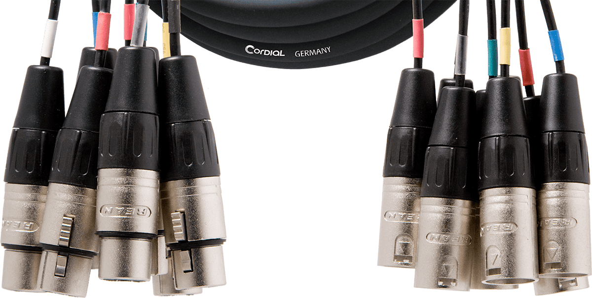Multipar 8 XLR Macho/fêmea 3 M
