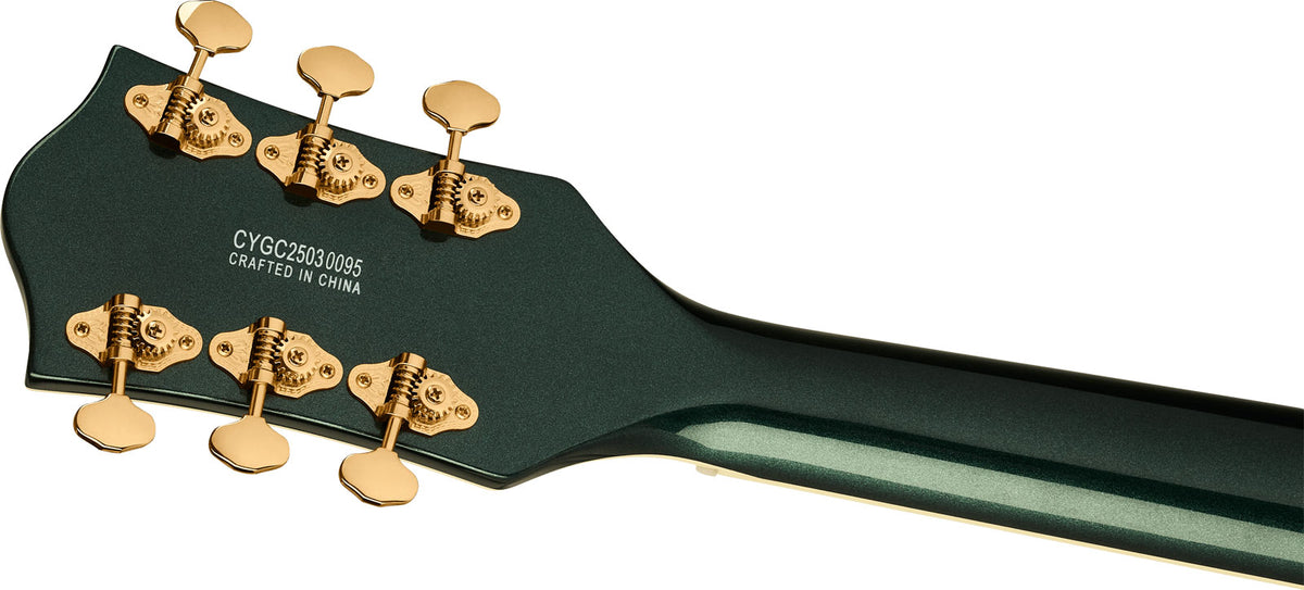 Synchromatic Nashville de corpo oco Single-Cut com Bigsby EBO Verde Cadillac