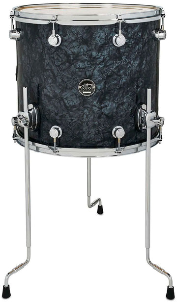 FLOORT TOM 16X14 PERFORMANCE FINISH PLY / SATIN OIL BLACK DIAMOND