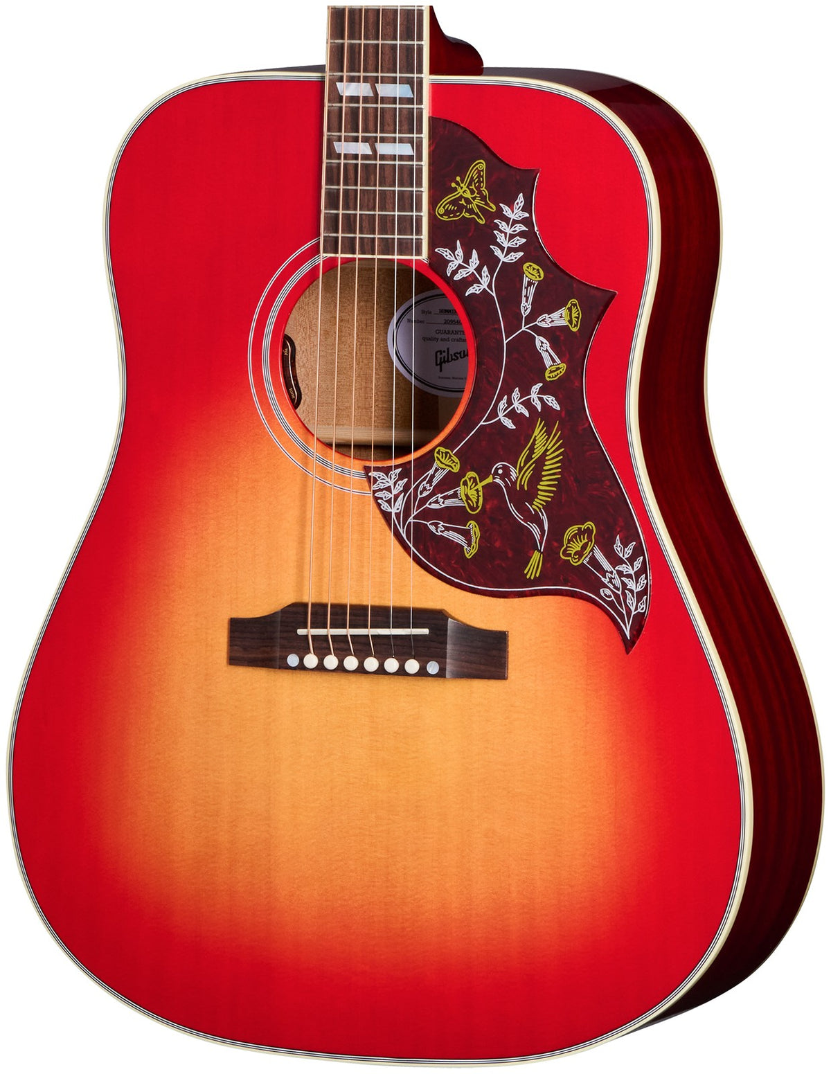 Hummingbird Standard Sunburst cereja Vintage Moderno