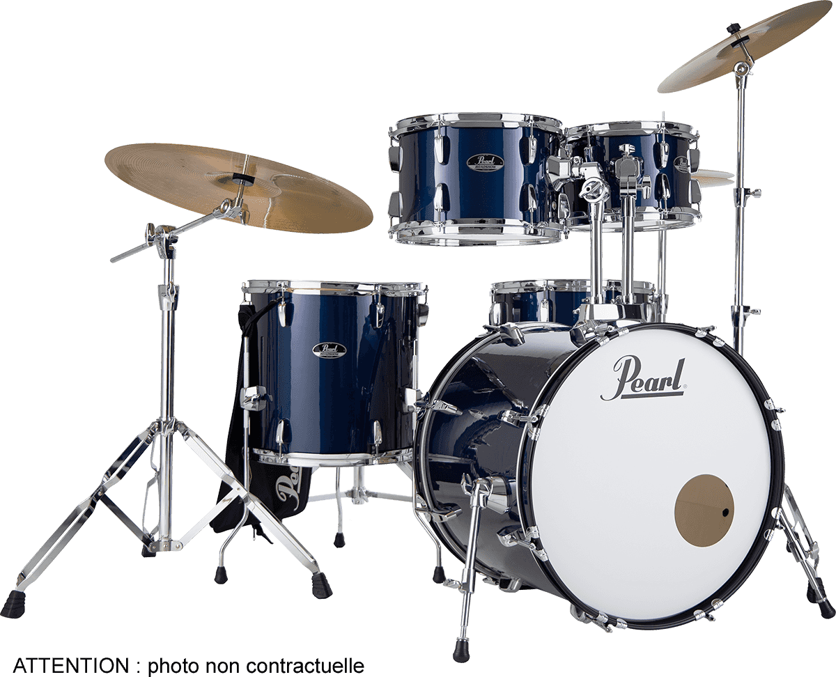 ROADSHOW FUSION 20 + B-50 ROYAL BLUE METALLIC + SOLAR CYMBALS