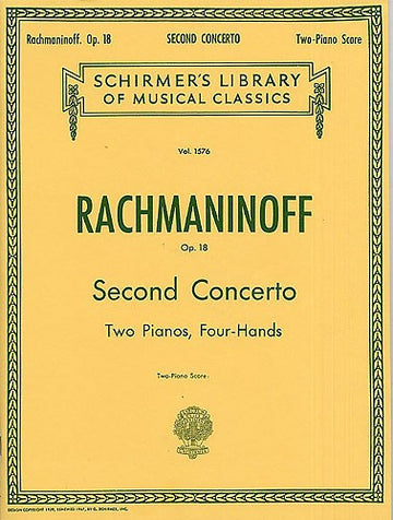 Sergei Rachmaninov Piano Concerto No.2 In C Minor Op.18 - Two Pianos