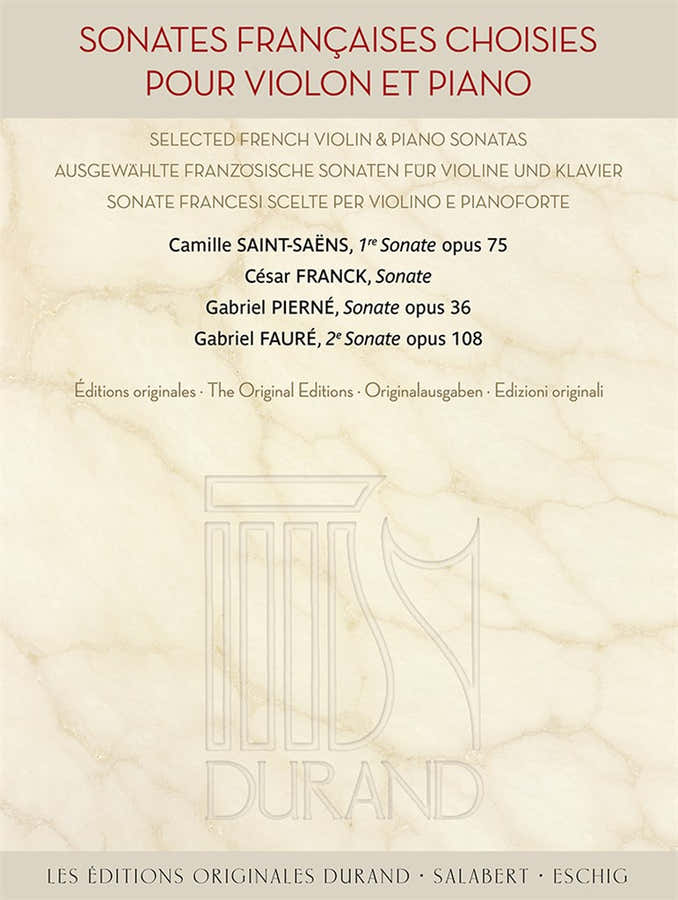 Sonatas selecionadas para violino e piano